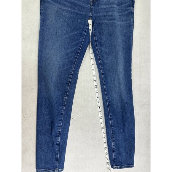 Madewell 8" Skinny Jeans Women's 30 Mid Rise Medium Wash Denim - Picture 8 of 9